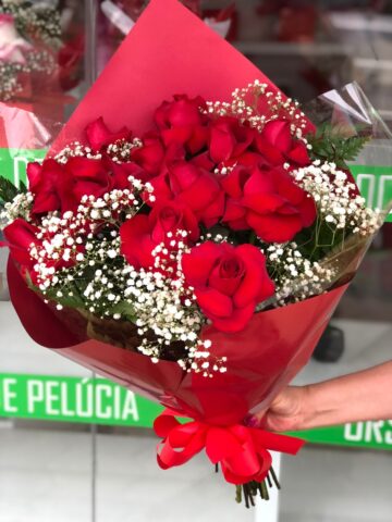 BUQUÊ  ROSAS VERMELHAS